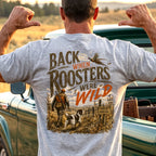 Upland Pheasant Hunting - Back Graphic T-Shirt PHCT1067