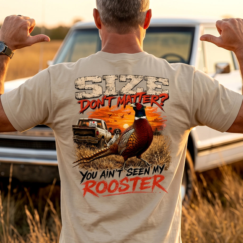 Upland Pheasant Hunting - Back Graphic T-Shirt PHCT1071