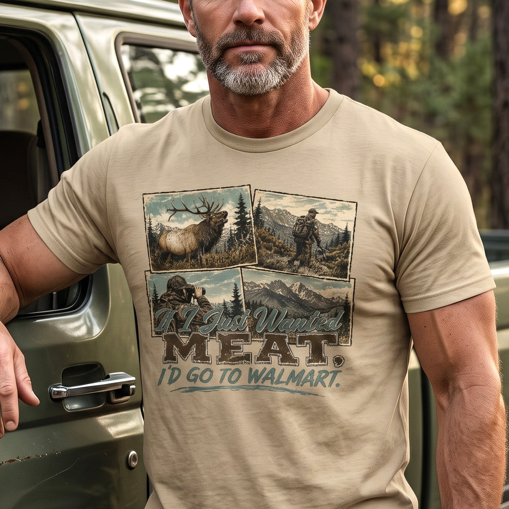 Elk Hunting - Outdoor Cotton T-Shirt EHCT1008