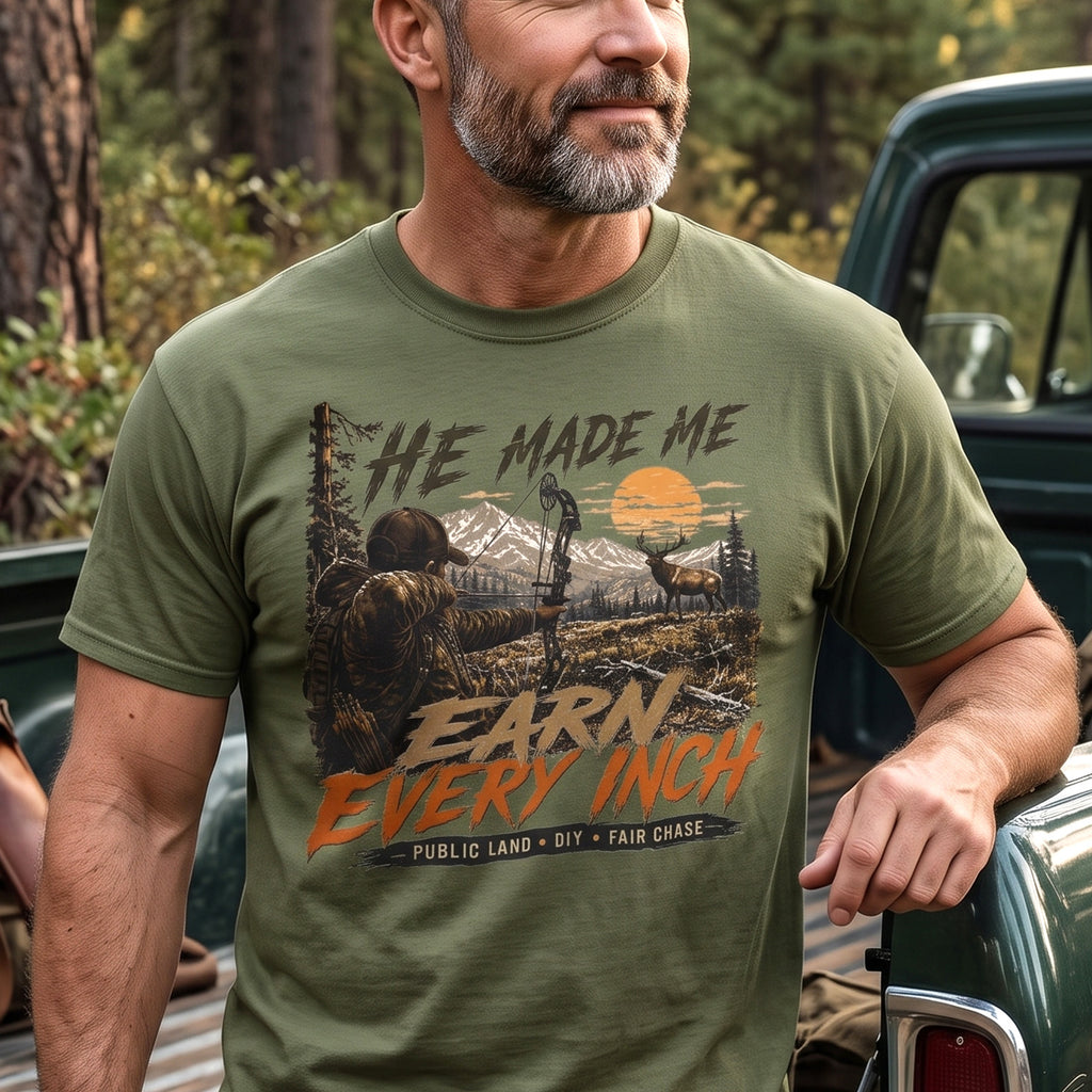 Elk Hunting - Outdoor Cotton T-Shirt EHCT1009
