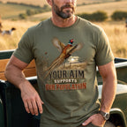 Upland Pheasant Hunting - Outdoor Cotton T-Shirt PHCT1079