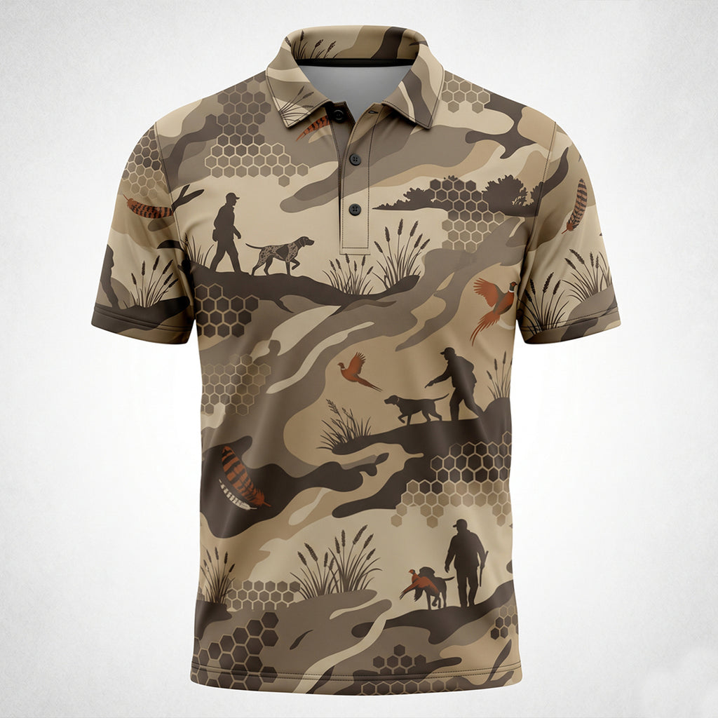 Upland Pheasant Hunting - Polo Shirt PHPL1008