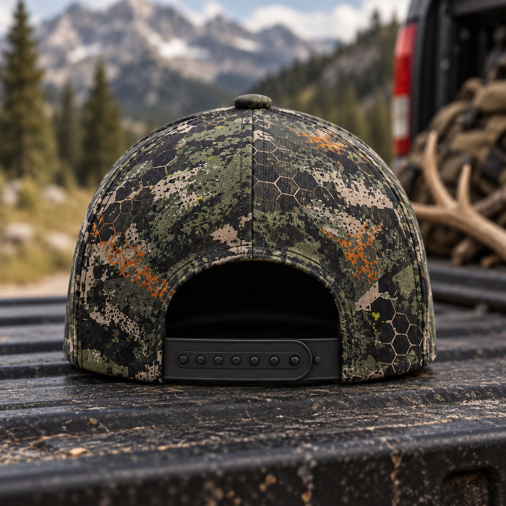 Range Matters Most Archer Crest Hex Camo Classic Cap back