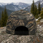 Bugling Bull Elk Timber Camo Classic Cap back