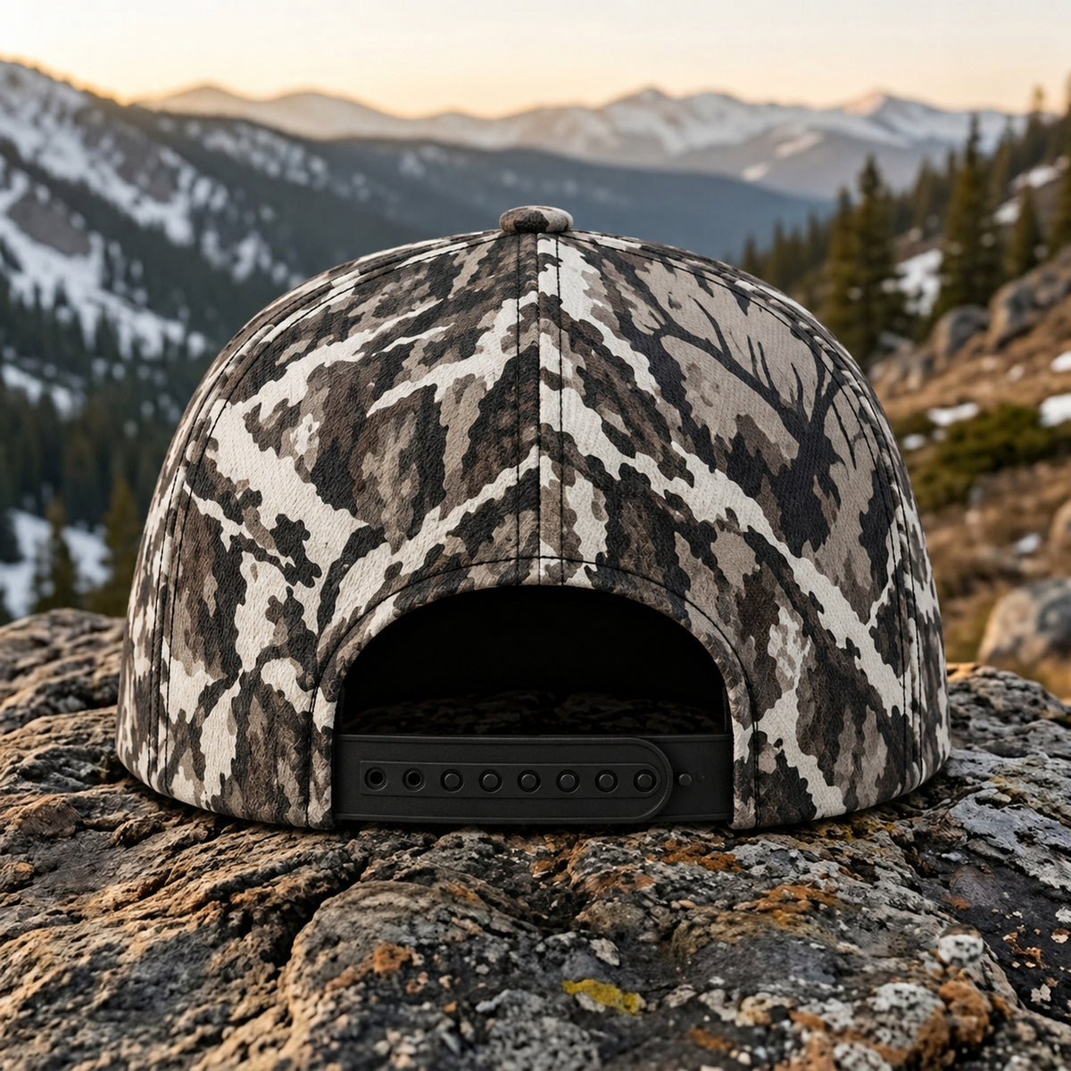 Snow Break Drawn Archer Classic Cap back closure