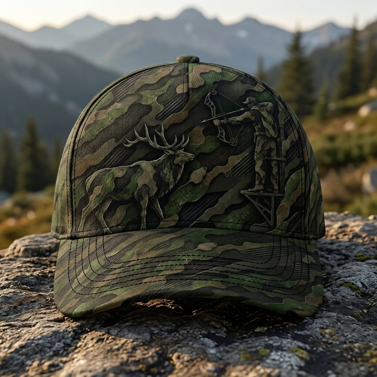 Green Timber Elk Draw Classic Cap front
