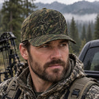 Green Timber Elk Draw Classic Cap worn outdoors