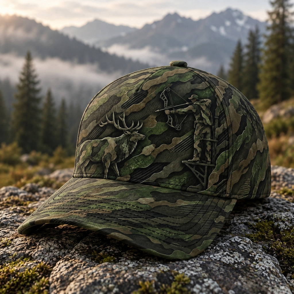 Green Timber Elk Draw Classic Cap side view