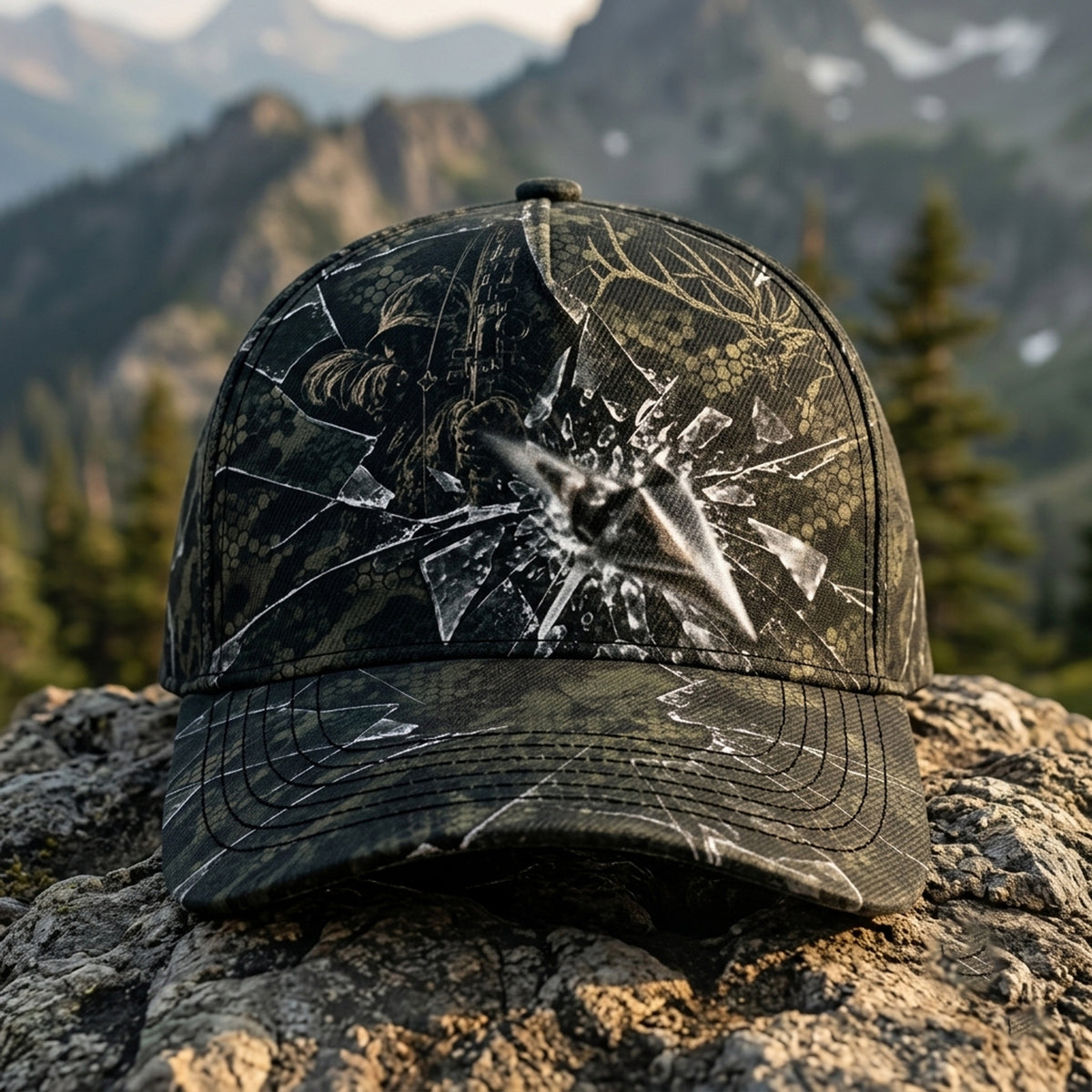 Broadhead Shatter Dark Timber Classic Cap front
