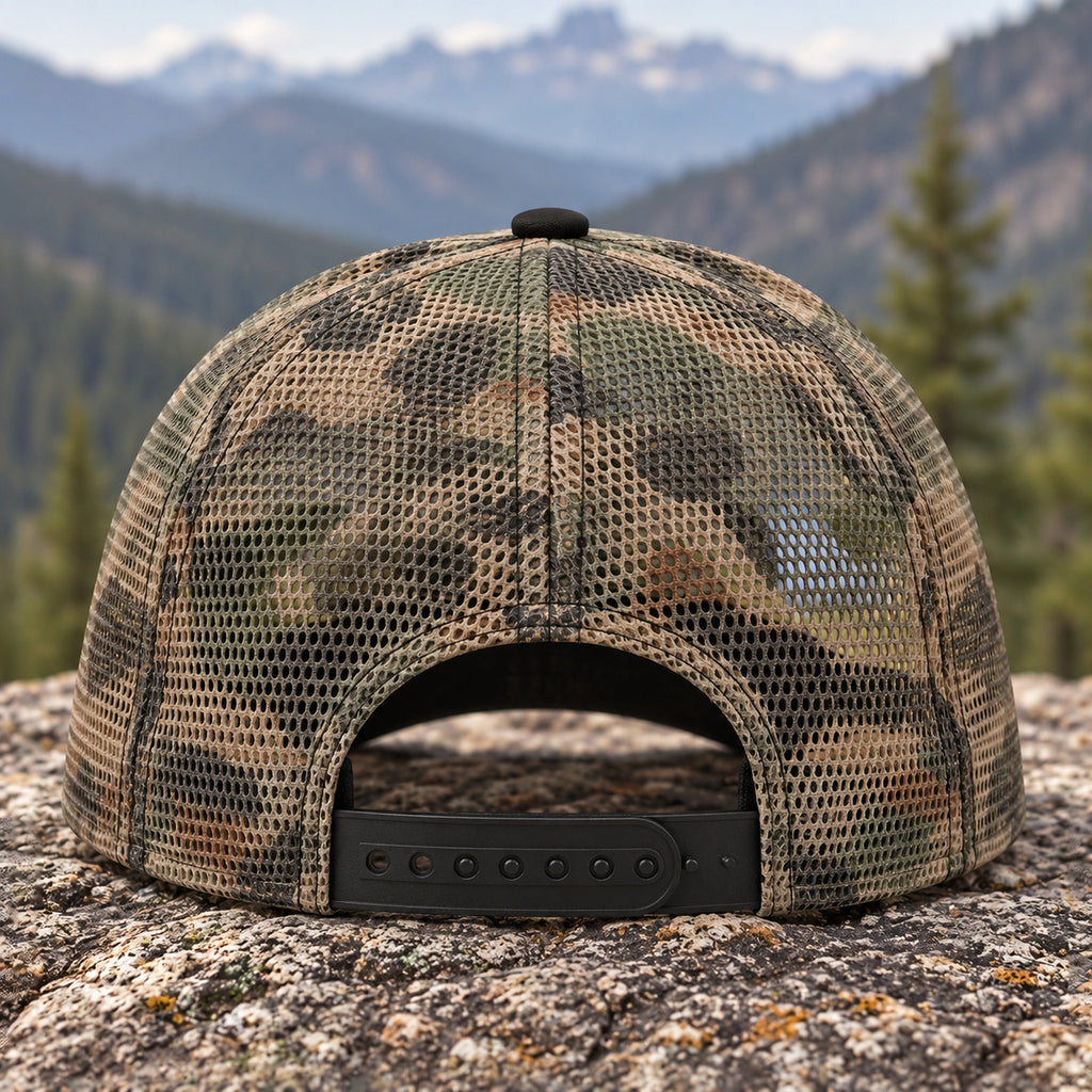 Timber Bugle Elk Mesh Cap 2.0 back closure