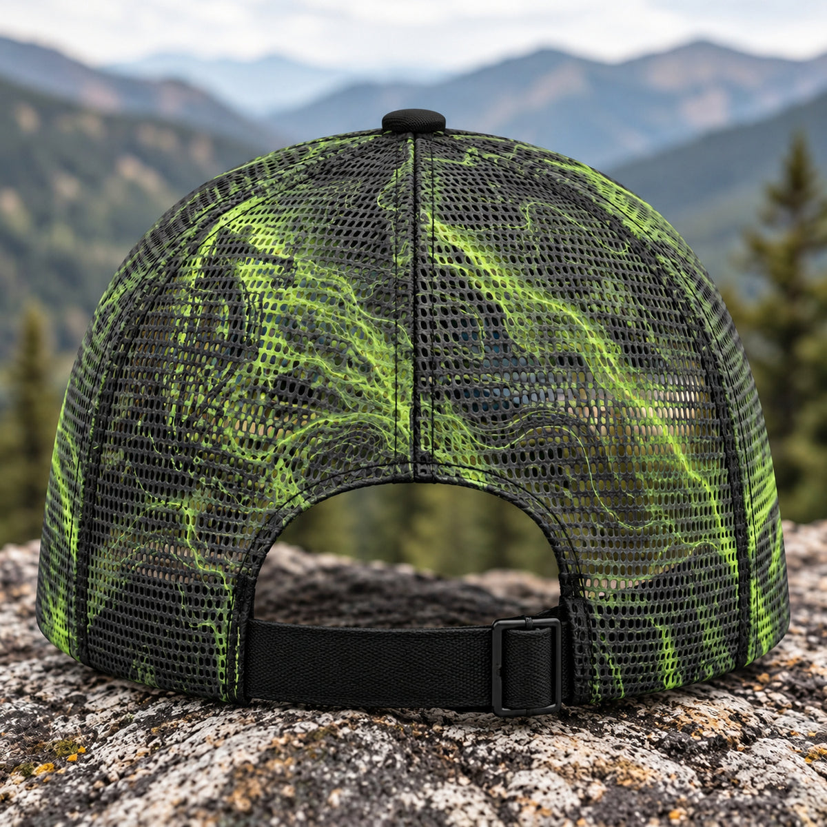 Aurora Bull Mesh Cap 2.0 back closure