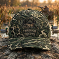 Through The Decoys Tiger Marsh Camo Classic Cap front