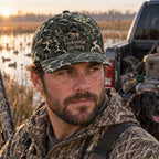 Through The Decoys Tiger Marsh Camo Classic Cap on body