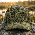 Retrieve To Hand Flooded Timber Camo Classic Cap front
