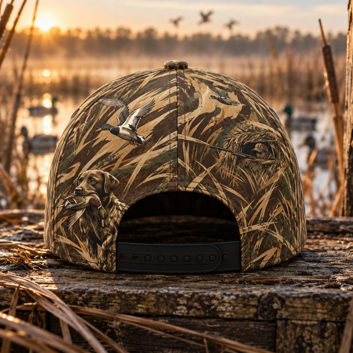 Marsh Grass Retriever Classic Cap back closure