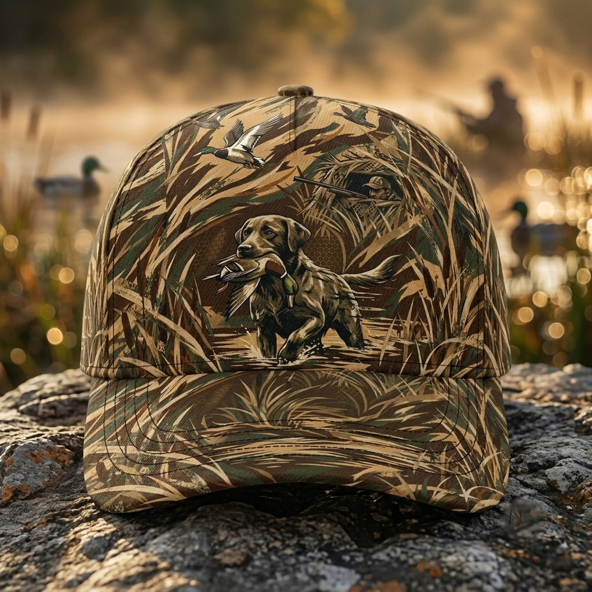 Marsh Grass Retriever Classic Cap front