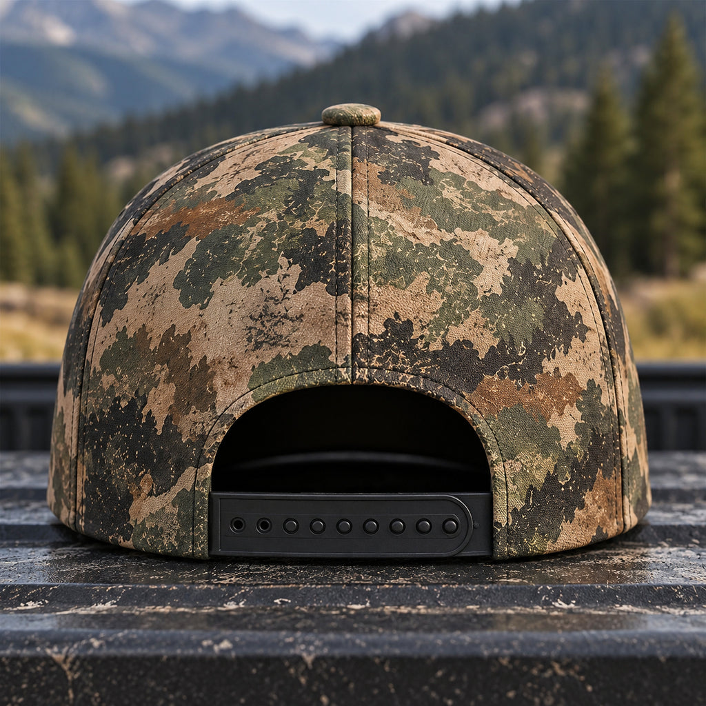 Ridgeline Bugle Elk Timber Camo Classic Cap back