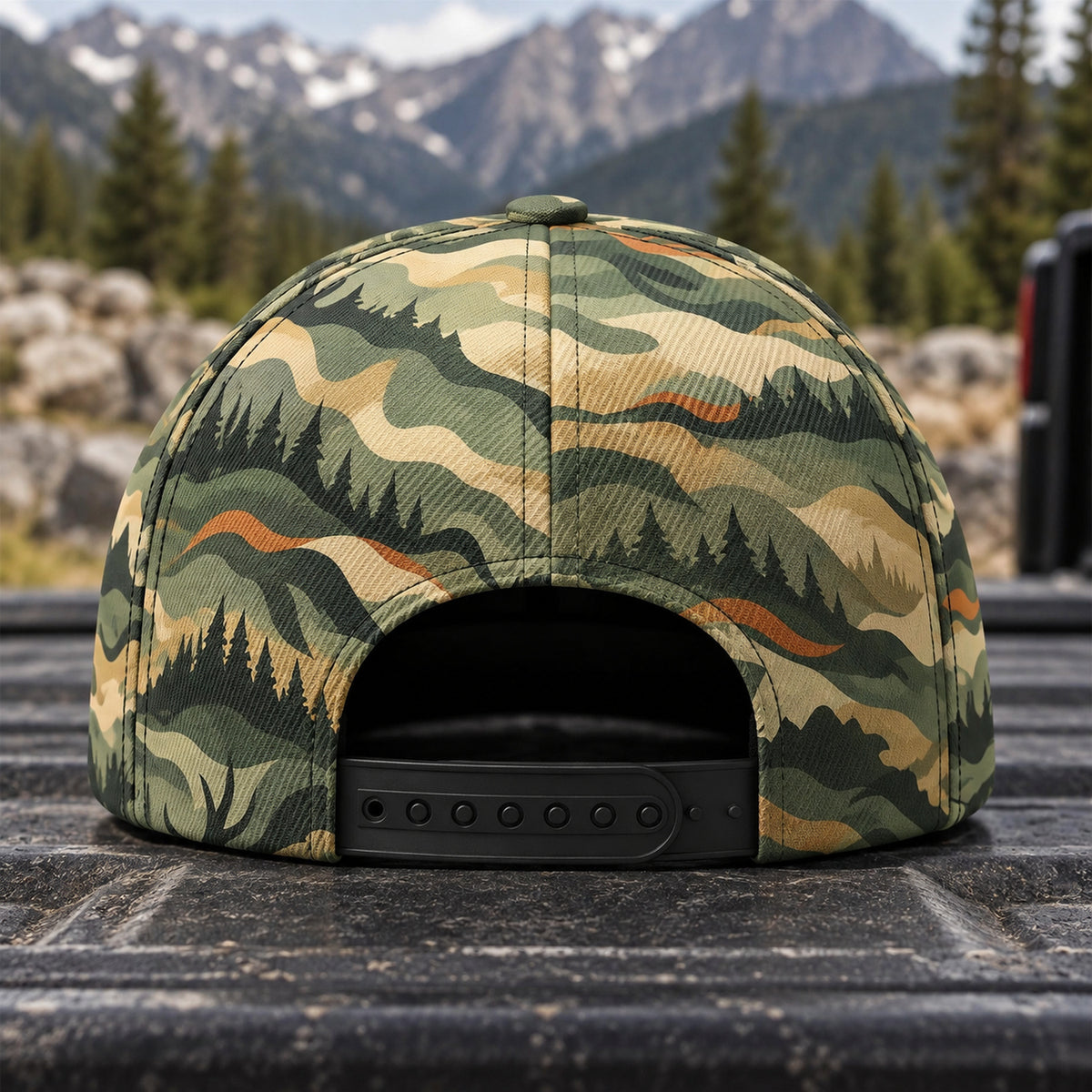 High Country Bugle Layered Ridge Classic Cap back