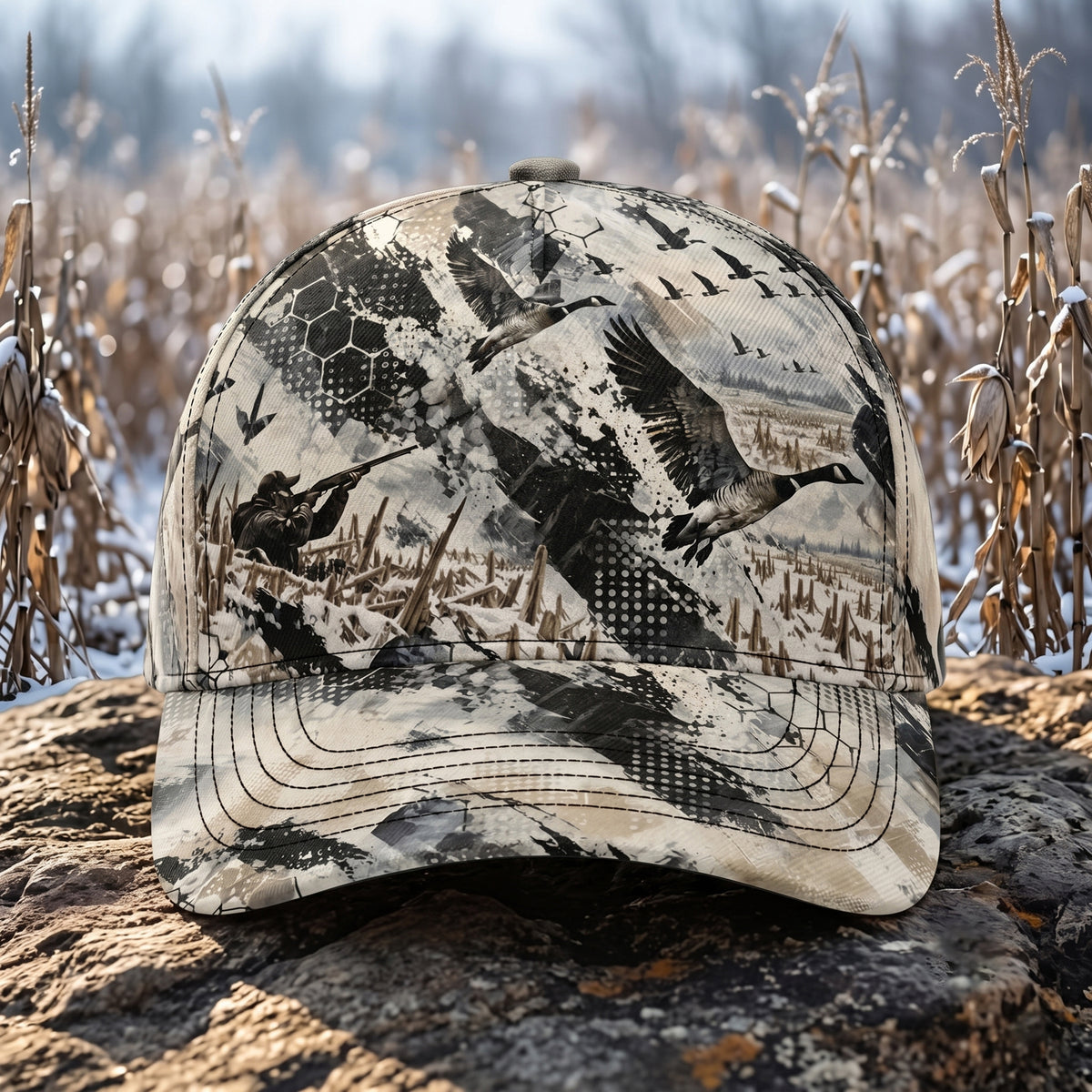 Snow Corn Honker Classic Cap front