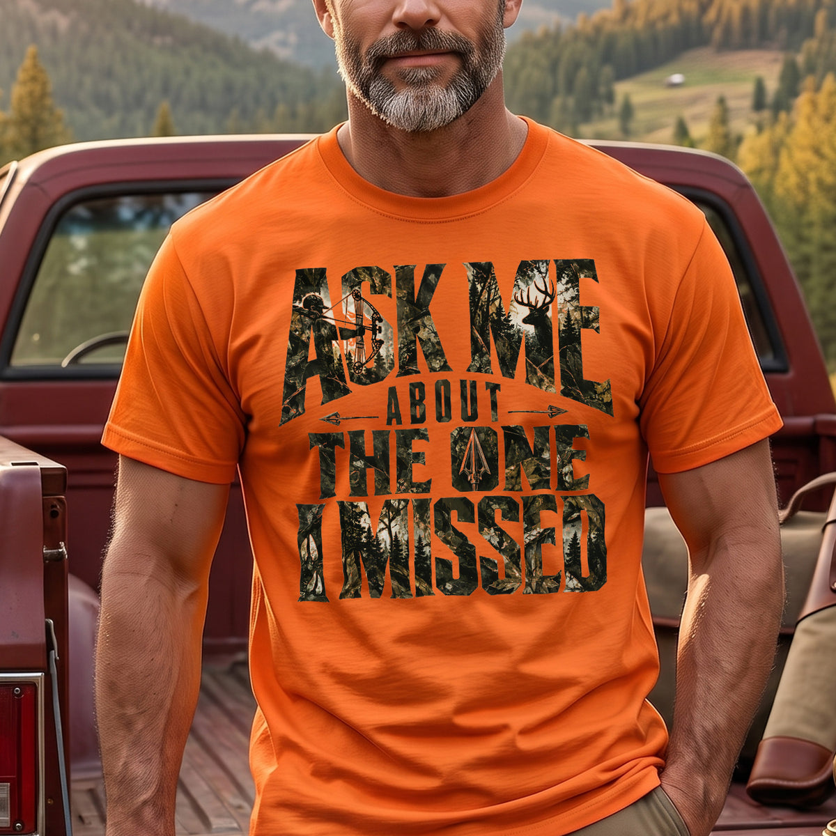 Ask Me About The One I Missed - Orange on body