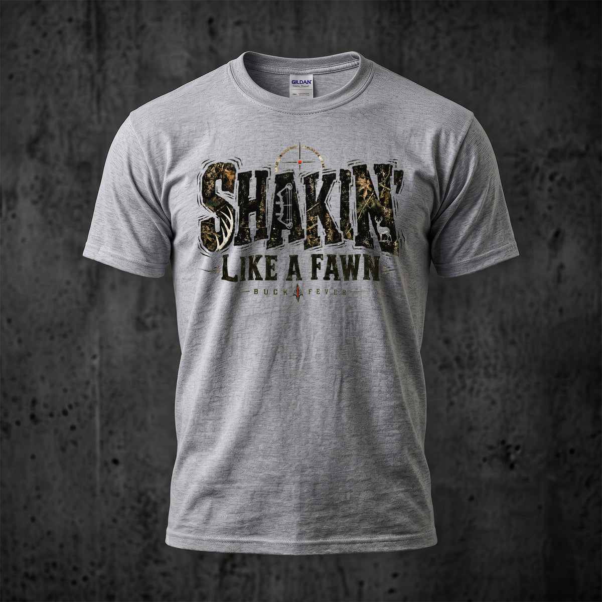Shakin' Like A Fawn Buck Fever - Sport Gray