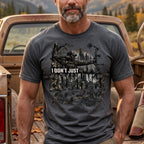 I Don't Just Bowhunt I'm Drawn To It - Dark Heather on body