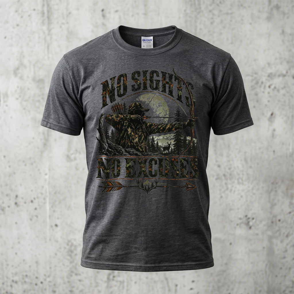 No Sights No Excuses - Dark Heather