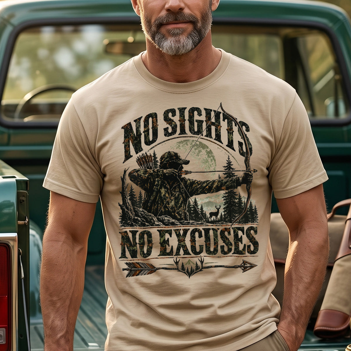 No Sights No Excuses - Sand on body