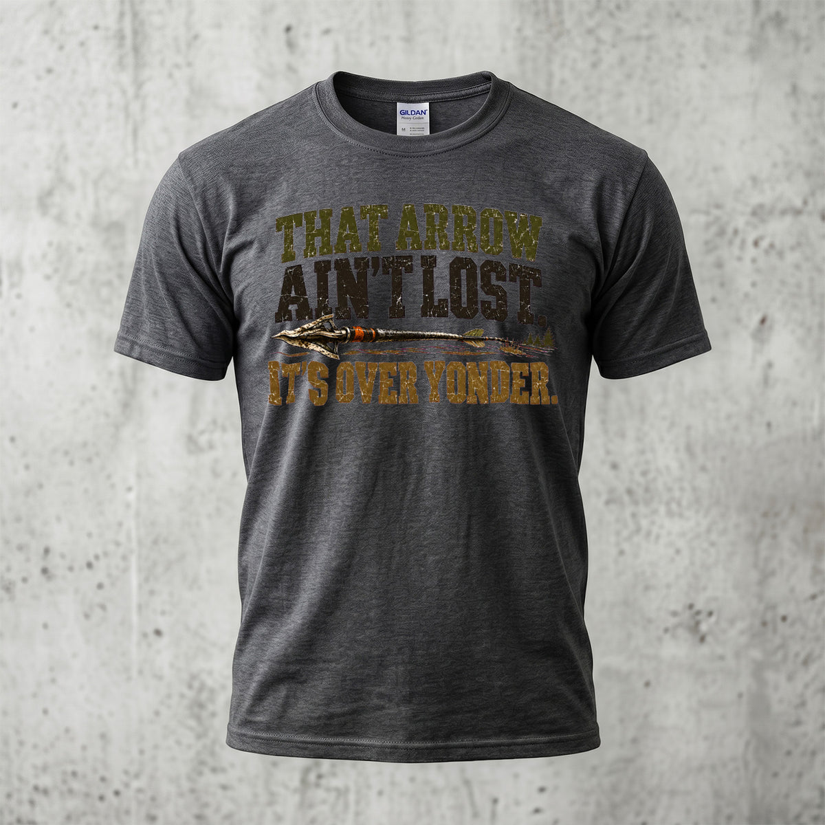 Broadhead That Arrow Ain't Lost Outdoor Cotton T-Shirt - BHCT1031
