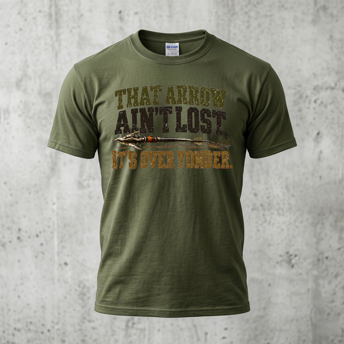 Broadhead That Arrow Ain't Lost Outdoor Cotton T-Shirt - BHCT1031