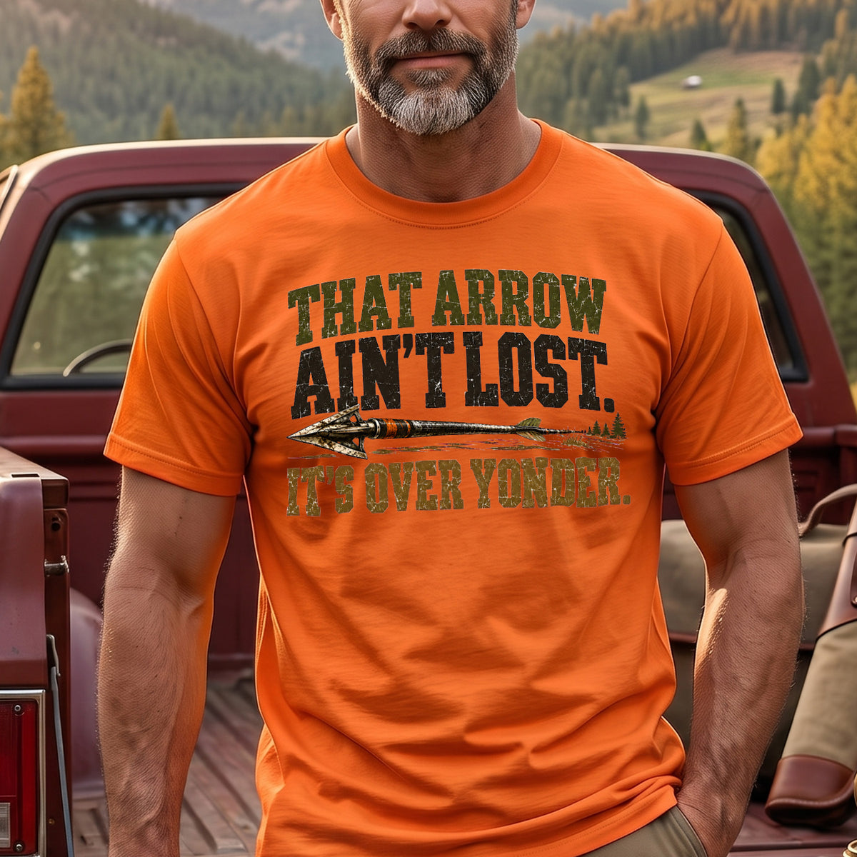 Broadhead That Arrow Ain't Lost Outdoor Cotton T-Shirt - BHCT1031