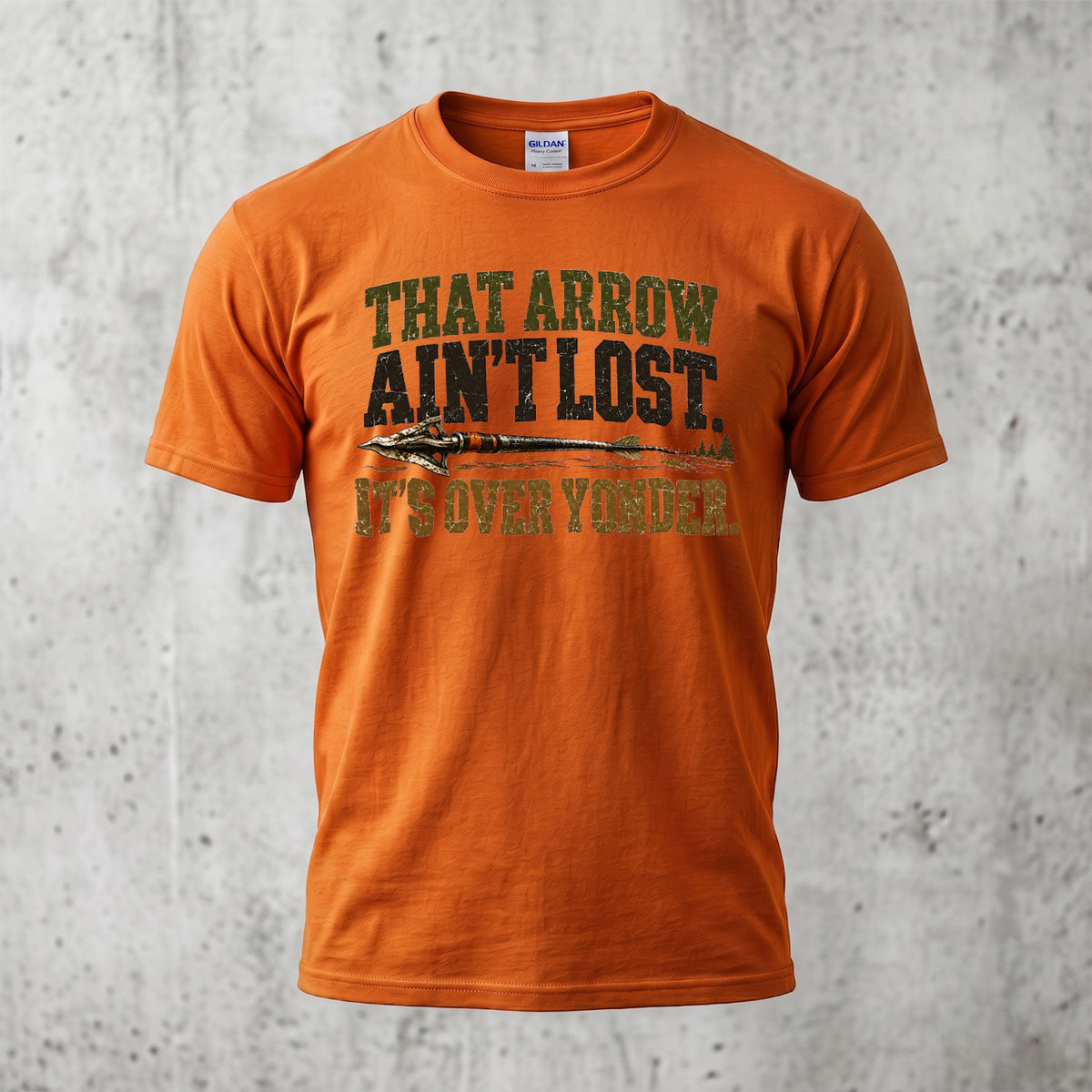Broadhead That Arrow Ain't Lost Outdoor Cotton T-Shirt - BHCT1031