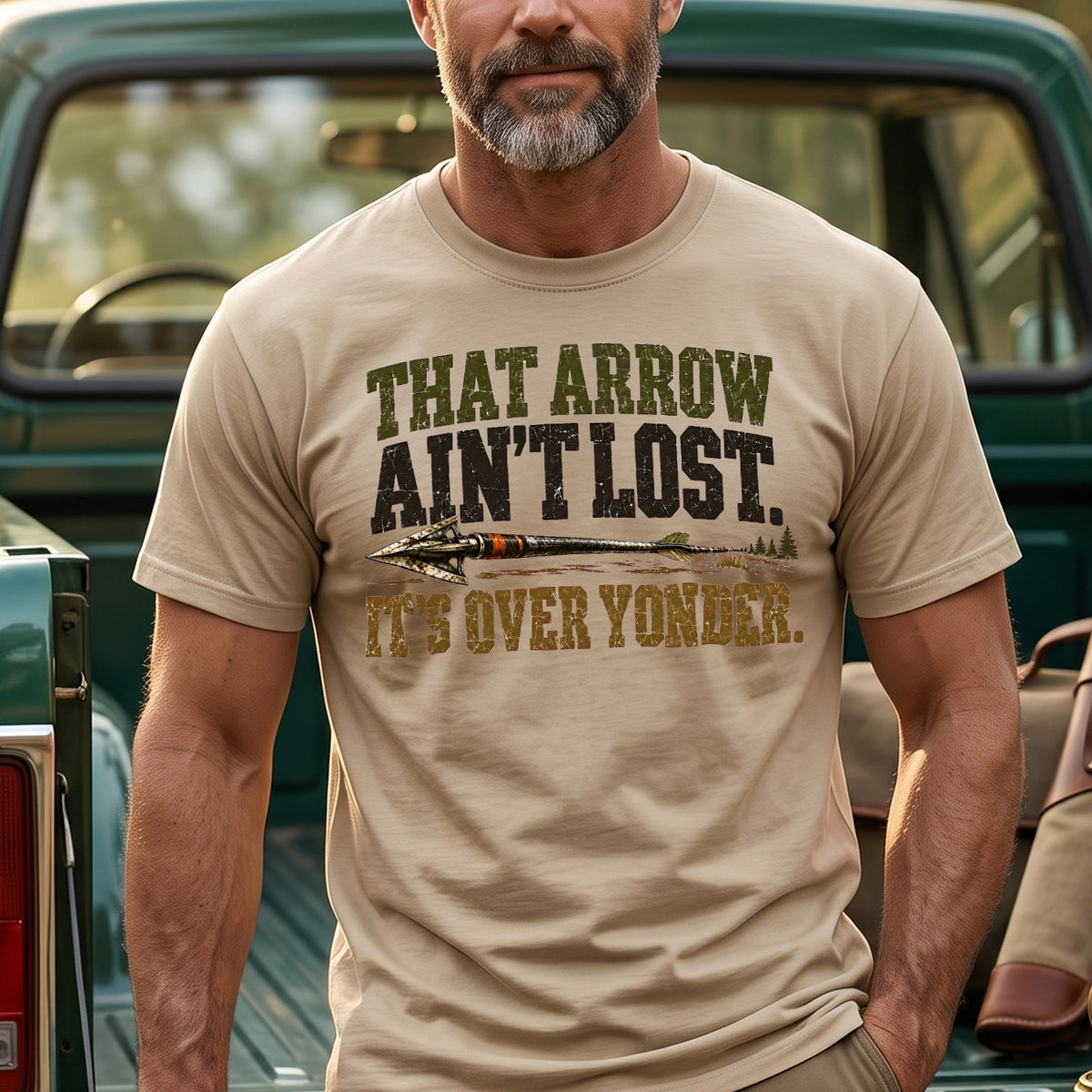 Broadhead That Arrow Ain't Lost Outdoor Cotton T-Shirt - BHCT1031
