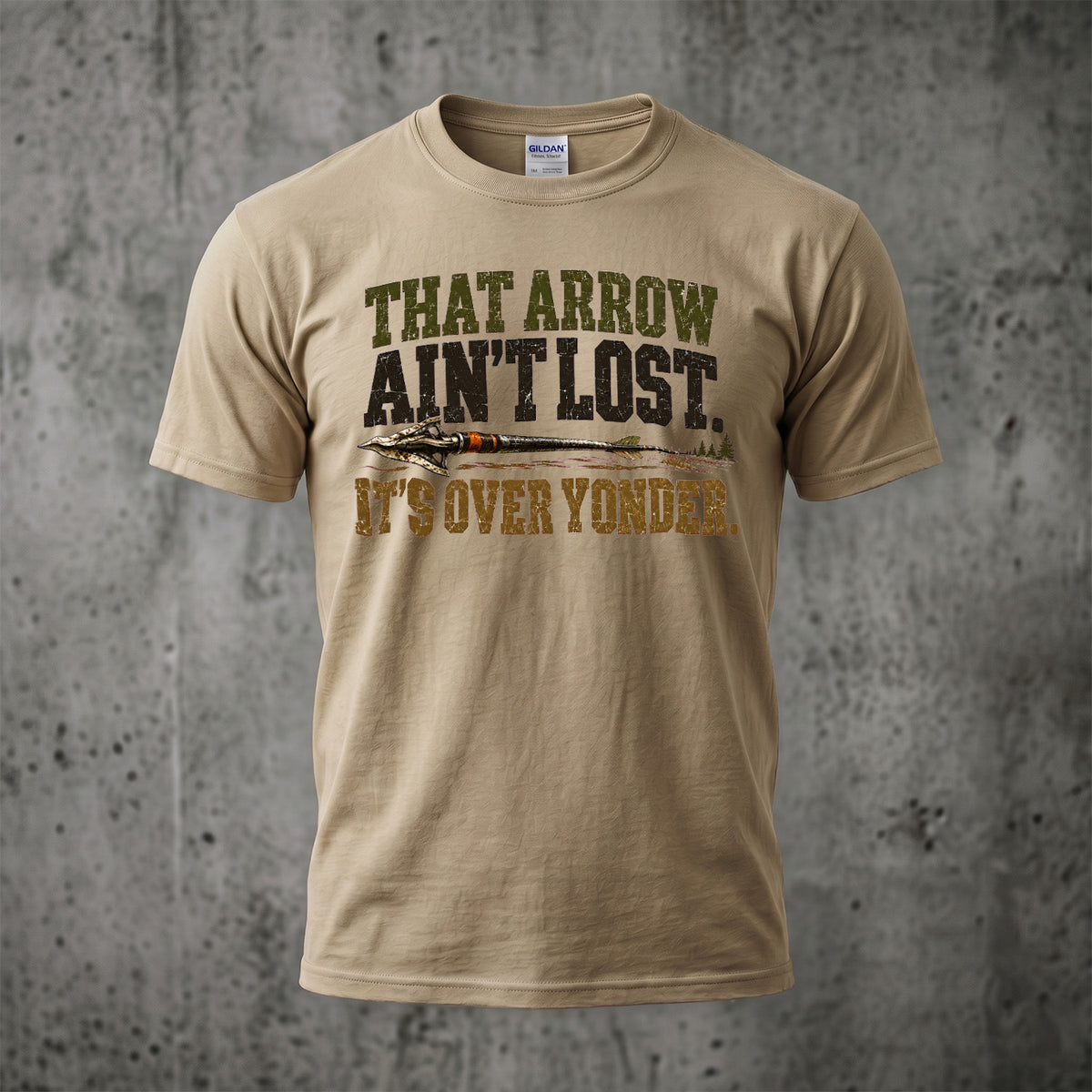 Broadhead That Arrow Ain't Lost Outdoor Cotton T-Shirt - BHCT1031