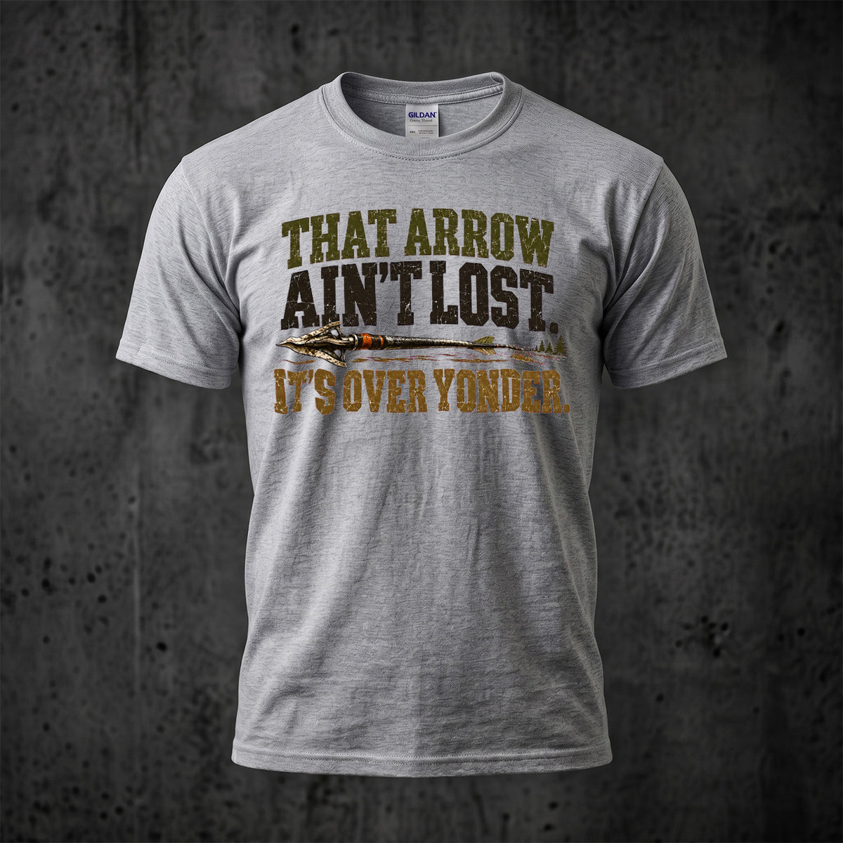 Broadhead That Arrow Ain't Lost Outdoor Cotton T-Shirt - BHCT1031