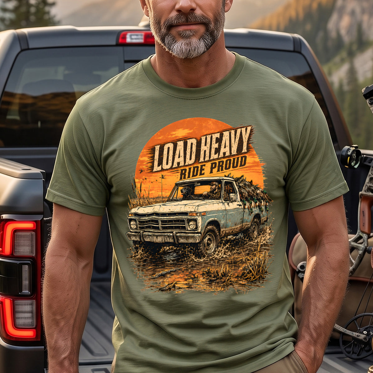 Duck Hunting - Outdoor Cotton T-Shirt DUCTKV1007
