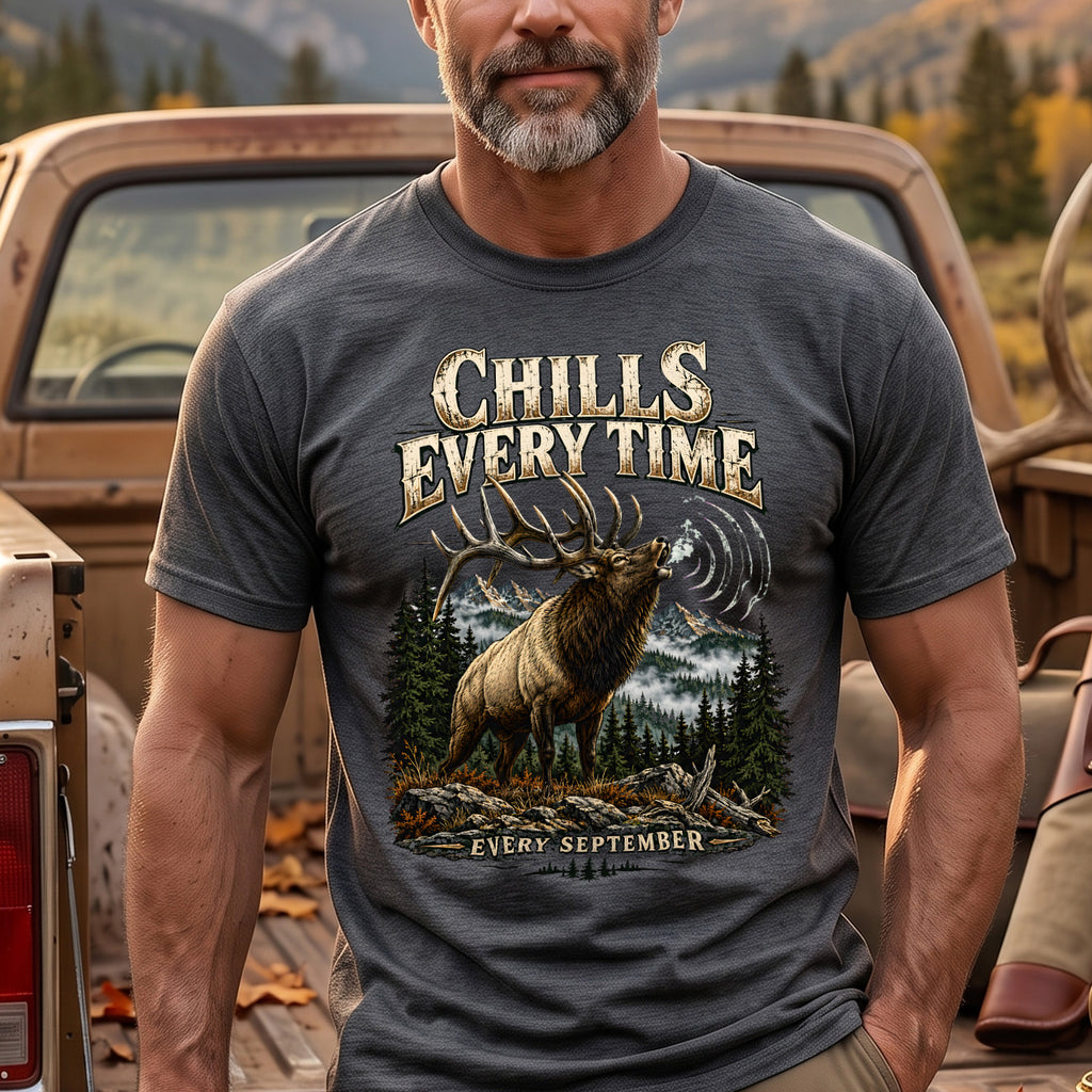 Bugle Chills Every Time Outdoor Cotton T-Shirt - EHCT1014