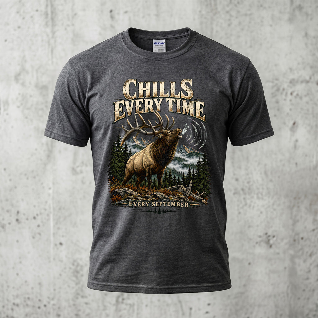 Bugle Chills Every Time Outdoor Cotton T-Shirt - EHCT1014