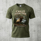 Bugle Chills Every Time Outdoor Cotton T-Shirt - EHCT1014