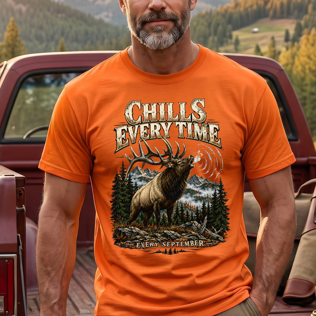 Bugle Chills Every Time Outdoor Cotton T-Shirt - EHCT1014