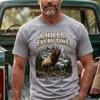 Bugle Chills Every Time Outdoor Cotton T-Shirt - EHCT1014