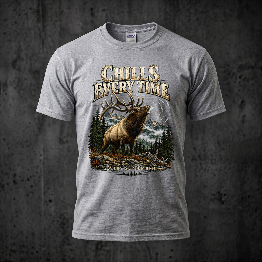 Bugle Chills Every Time Outdoor Cotton T-Shirt - EHCT1014