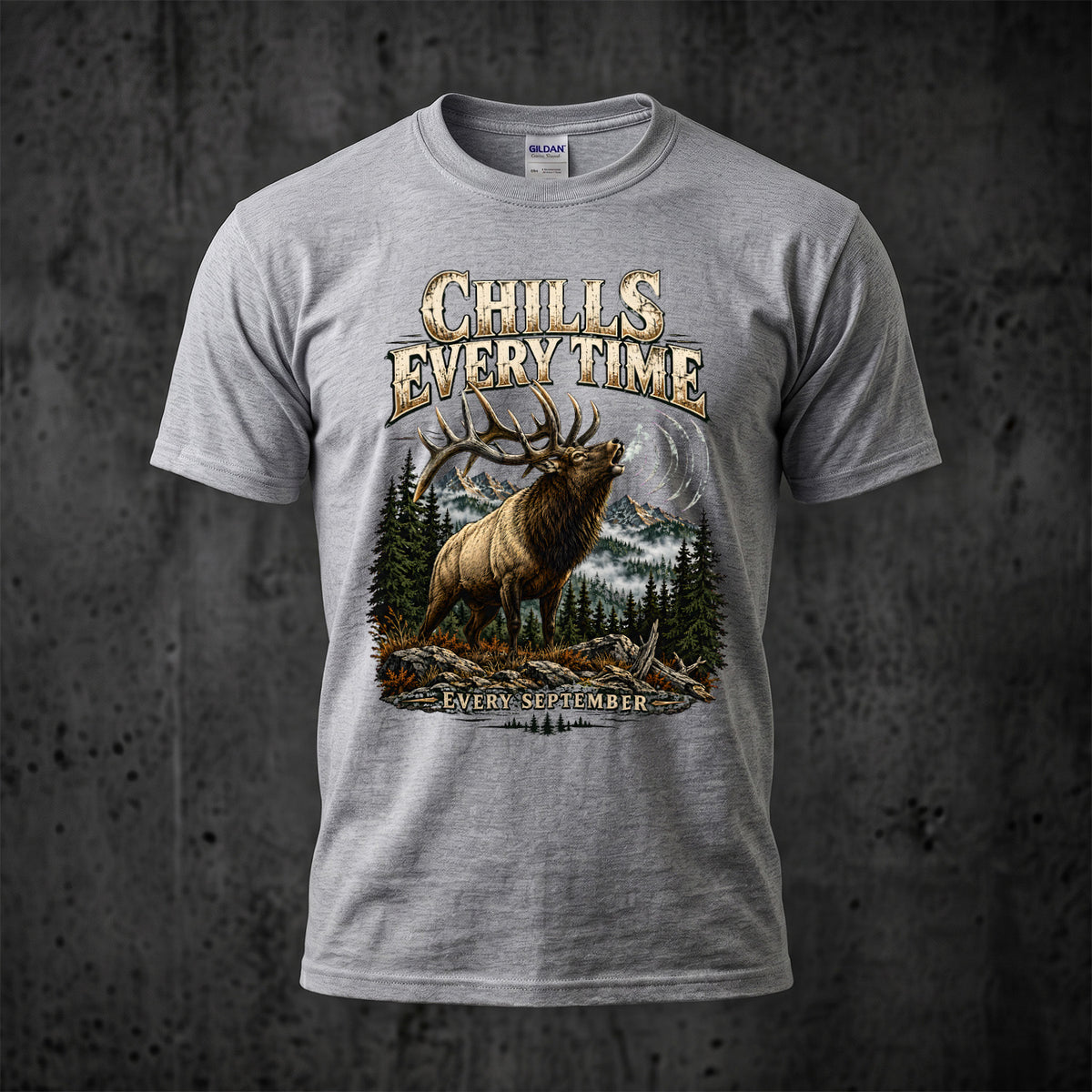 Bugle Chills Every Time Outdoor Cotton T-Shirt - EHCT1014