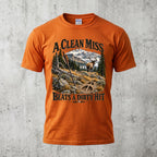 Rut Clean Miss Beats A Dirty Hit Outdoor Cotton T-Shirt - EHCT1015