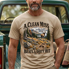 Rut Clean Miss Beats A Dirty Hit Outdoor Cotton T-Shirt - EHCT1015