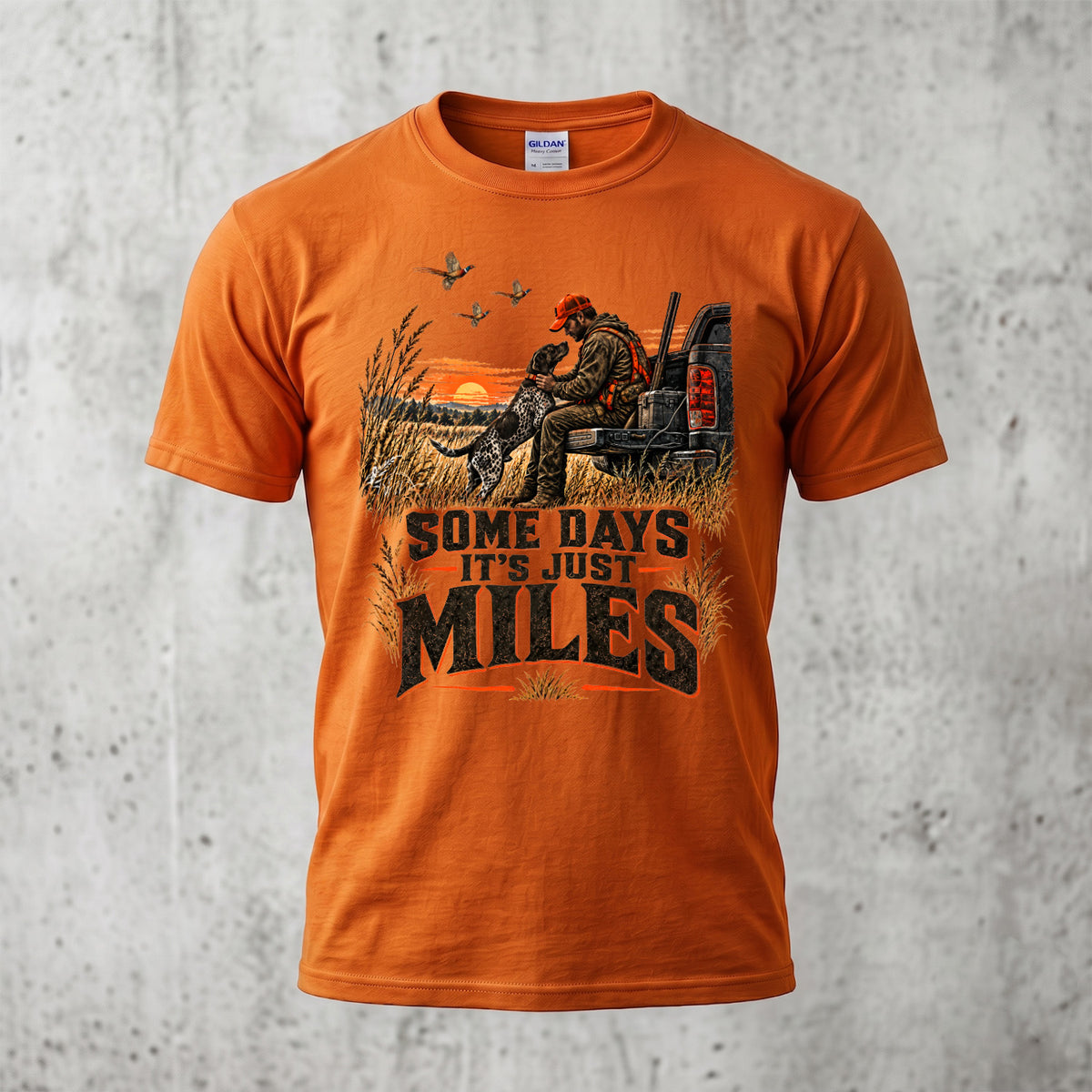 Some Days It's Just Miles - Orange