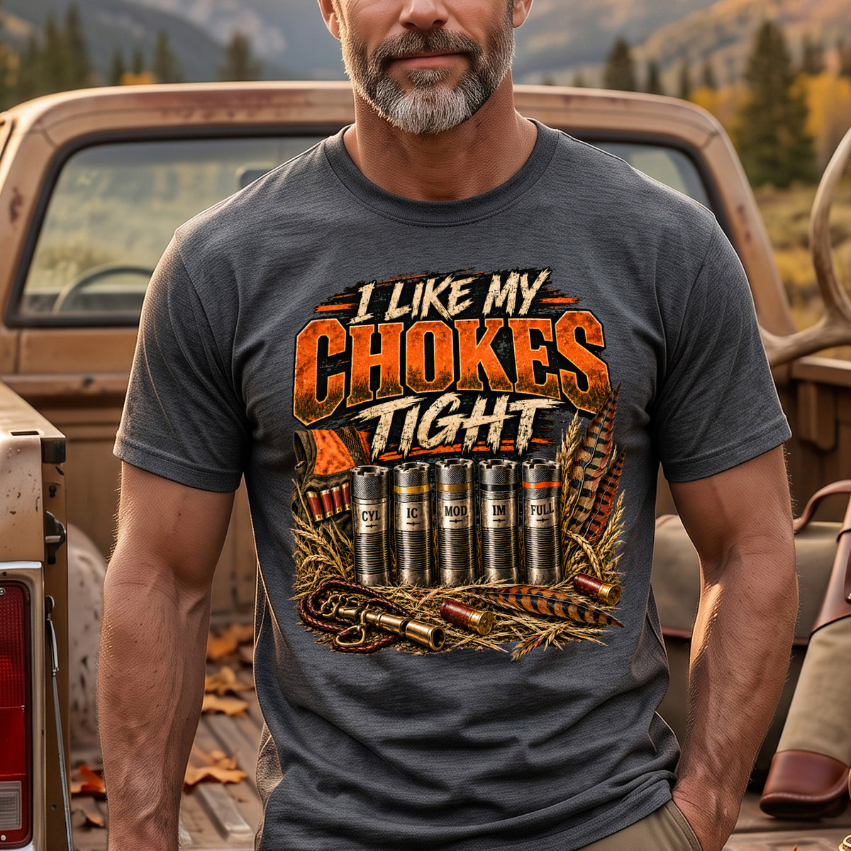 Upland Chokes Tight Outdoor Cotton T-Shirt - PHCT1094