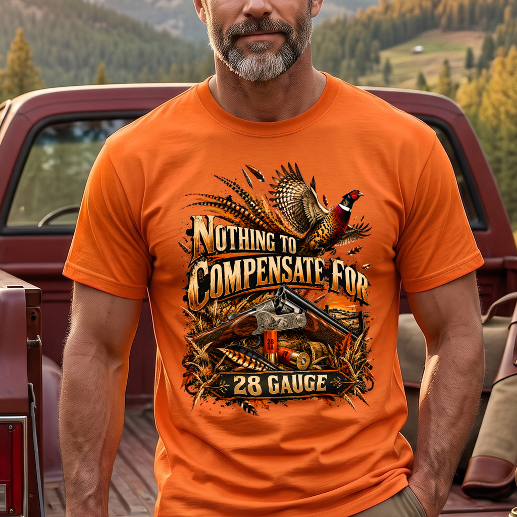 Wingshooting Nothing To Compensate Outdoor Cotton T-Shirt - PHCT1095