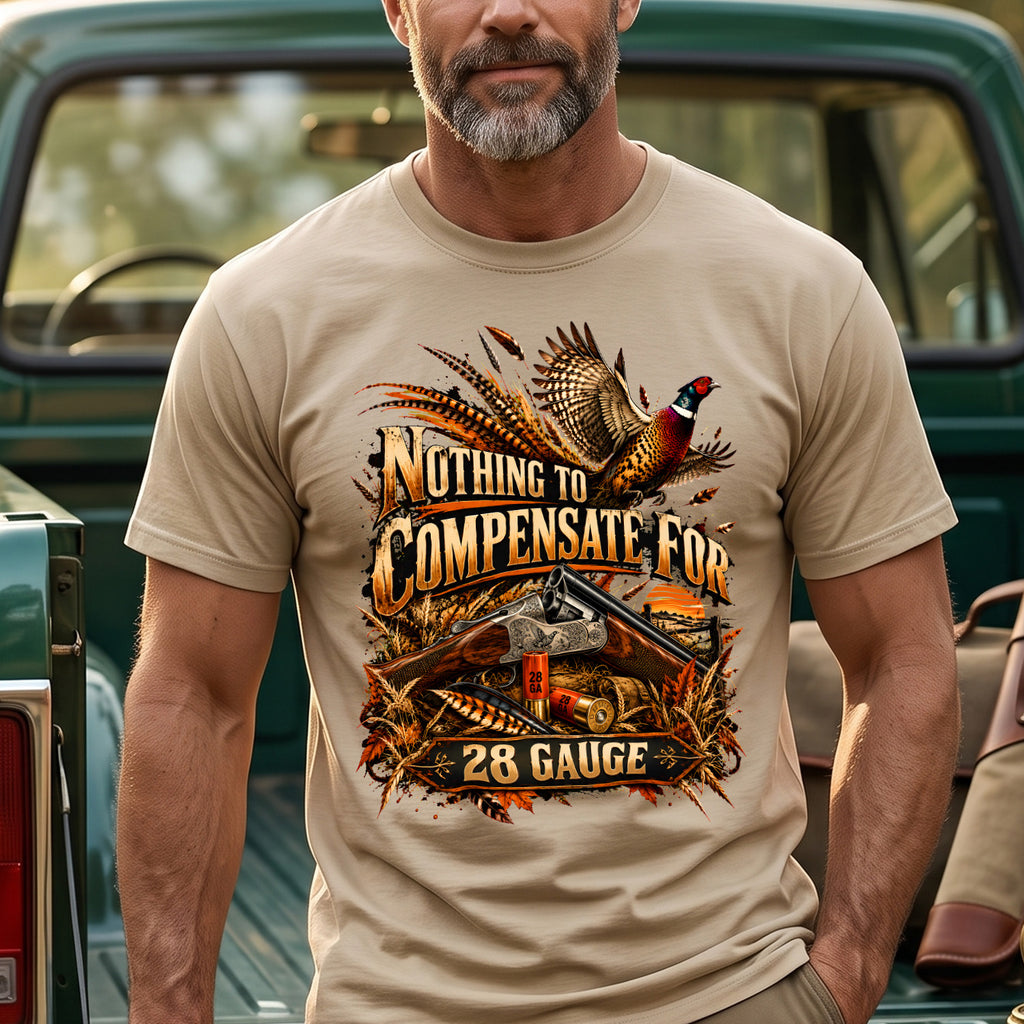 Wingshooting Nothing To Compensate Outdoor Cotton T-Shirt - PHCT1095