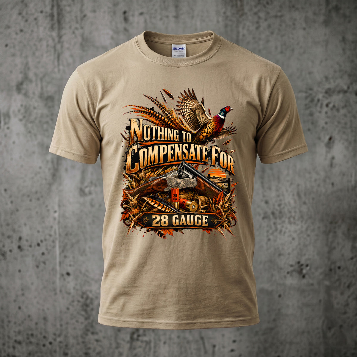 Wingshooting Nothing To Compensate Outdoor Cotton T-Shirt - PHCT1095